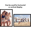 image:imageAmericanflat 20x30 Poster Frame  White Engineered Wood with Polished Plexiglass  Wide Picture Frame for Vertical or Horizontal Wall Display  Epic Collection  White  Polished plexiglass front hangs vertical or horizontal sawtooth hangers included fits photos posters and artBlack