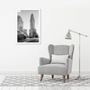 image:imageAmericanflat 20x30 Poster Frame  White Engineered Wood with Polished Plexiglass  Wide Picture Frame for Vertical or Horizontal Wall Display  Epic Collection  White  Polished plexiglass front hangs vertical or horizontal sawtooth hangers included fits photos posters and artWhite