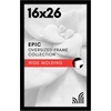 image:imageAmericanflat 20x30 Poster Frame  White Engineered Wood with Polished Plexiglass  Wide Picture Frame for Vertical or Horizontal Wall Display  Epic Collection  White  Polished plexiglass front hangs vertical or horizontal sawtooth hangers included fits photos posters and artBlack