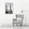image:imageAmericanflat 20x30 Poster Frame  White Engineered Wood with Polished Plexiglass  Wide Picture Frame for Vertical or Horizontal Wall Display  Epic Collection  White  Polished plexiglass front hangs vertical or horizontal sawtooth hangers included fits photos posters and artGray