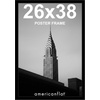 image:imageAmericanflat 20x30 Poster Frame  White Engineered Wood with Polished Plexiglass  Wide Picture Frame for Vertical or Horizontal Wall Display  Epic Collection  White  Polished plexiglass front hangs vertical or horizontal sawtooth hangers included fits photos posters and artBlack