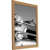 image:imageAmericanflat 20x30 Poster Frame  White Engineered Wood with Polished Plexiglass  Wide Picture Frame for Vertical or Horizontal Wall Display  Epic Collection  White  Polished plexiglass front hangs vertical or horizontal sawtooth hangers included fits photos posters and artDark Oak