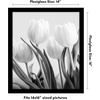 image:imageAmericanflat 20x30 Poster Frame  White Engineered Wood with Polished Plexiglass  Wide Picture Frame for Vertical or Horizontal Wall Display  Epic Collection  White  Polished plexiglass front hangs vertical or horizontal sawtooth hangers included fits photos posters and artBlack