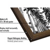 image:imageAmericanflat 20x30 Poster Frame  White Engineered Wood with Polished Plexiglass  Wide Picture Frame for Vertical or Horizontal Wall Display  Epic Collection  White  Polished plexiglass front hangs vertical or horizontal sawtooth hangers included fits photos posters and artMahogany