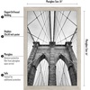 image:imageAmericanflat 20x30 Poster Frame  White Engineered Wood with Polished Plexiglass  Wide Picture Frame for Vertical or Horizontal Wall Display  Epic Collection  White  Polished plexiglass front hangs vertical or horizontal sawtooth hangers included fits photos posters and artDriftwood