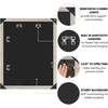 image:imageAmericanflat 20x30 Poster Frame  White Engineered Wood with Polished Plexiglass  Wide Picture Frame for Vertical or Horizontal Wall Display  Epic Collection  White  Polished plexiglass front hangs vertical or horizontal sawtooth hangers included fits photos posters and artDriftwood