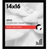 image:imageAmericanflat 20x30 Poster Frame  White Engineered Wood with Polished Plexiglass  Wide Picture Frame for Vertical or Horizontal Wall Display  Epic Collection  White  Polished plexiglass front hangs vertical or horizontal sawtooth hangers included fits photos posters and artBlack