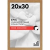 image:imageAmericanflat 20x30 Poster Frame  White Engineered Wood with Polished Plexiglass  Wide Picture Frame for Vertical or Horizontal Wall Display  Epic Collection  White  Polished plexiglass front hangs vertical or horizontal sawtooth hangers included fits photos posters and artPine