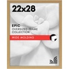 image:imageAmericanflat 20x30 Poster Frame  White Engineered Wood with Polished Plexiglass  Wide Picture Frame for Vertical or Horizontal Wall Display  Epic Collection  White  Polished plexiglass front hangs vertical or horizontal sawtooth hangers included fits photos posters and artPine