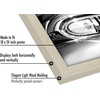 image:imageAmericanflat 20x30 Poster Frame  White Engineered Wood with Polished Plexiglass  Wide Picture Frame for Vertical or Horizontal Wall Display  Epic Collection  White  Polished plexiglass front hangs vertical or horizontal sawtooth hangers included fits photos posters and artLight Wood