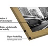 image:imageAmericanflat 20x30 Poster Frame  White Engineered Wood with Polished Plexiglass  Wide Picture Frame for Vertical or Horizontal Wall Display  Epic Collection  White  Polished plexiglass front hangs vertical or horizontal sawtooth hangers included fits photos posters and artPine