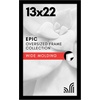 image:imageAmericanflat 20x30 Poster Frame  White Engineered Wood with Polished Plexiglass  Wide Picture Frame for Vertical or Horizontal Wall Display  Epic Collection  White  Polished plexiglass front hangs vertical or horizontal sawtooth hangers included fits photos posters and artBlack