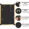 image:imageAmericanflat 20x30 Poster Frame  White Engineered Wood with Polished Plexiglass  Wide Picture Frame for Vertical or Horizontal Wall Display  Epic Collection  White  Polished plexiglass front hangs vertical or horizontal sawtooth hangers included fits photos posters and artGold
