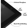 image:imageAmericanflat 20x30 Poster Frame  White Engineered Wood with Polished Plexiglass  Wide Picture Frame for Vertical or Horizontal Wall Display  Epic Collection  White  Polished plexiglass front hangs vertical or horizontal sawtooth hangers included fits photos posters and artBlack