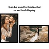 image:imageAmericanflat 20x30 Poster Frame  White Engineered Wood with Polished Plexiglass  Wide Picture Frame for Vertical or Horizontal Wall Display  Epic Collection  White  Polished plexiglass front hangs vertical or horizontal sawtooth hangers included fits photos posters and artBlack