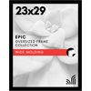 image:imageAmericanflat 20x30 Poster Frame  White Engineered Wood with Polished Plexiglass  Wide Picture Frame for Vertical or Horizontal Wall Display  Epic Collection  White  Polished plexiglass front hangs vertical or horizontal sawtooth hangers included fits photos posters and artBlack