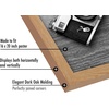 image:imageAmericanflat 20x30 Poster Frame  White Engineered Wood with Polished Plexiglass  Wide Picture Frame for Vertical or Horizontal Wall Display  Epic Collection  White  Polished plexiglass front hangs vertical or horizontal sawtooth hangers included fits photos posters and artDark Oak