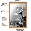 image:imageAmericanflat 20x30 Poster Frame  White Engineered Wood with Polished Plexiglass  Wide Picture Frame for Vertical or Horizontal Wall Display  Epic Collection  White  Polished plexiglass front hangs vertical or horizontal sawtooth hangers included fits photos posters and artDark Oak