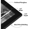 image:imageAmericanflat 20x30 Poster Frame  White Engineered Wood with Polished Plexiglass  Wide Picture Frame for Vertical or Horizontal Wall Display  Epic Collection  White  Polished plexiglass front hangs vertical or horizontal sawtooth hangers included fits photos posters and artBlack