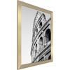 image:imageAmericanflat 20x30 Poster Frame  White Engineered Wood with Polished Plexiglass  Wide Picture Frame for Vertical or Horizontal Wall Display  Epic Collection  White  Polished plexiglass front hangs vertical or horizontal sawtooth hangers included fits photos posters and artGold