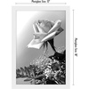 image:imageAmericanflat 20x30 Poster Frame  White Engineered Wood with Polished Plexiglass  Wide Picture Frame for Vertical or Horizontal Wall Display  Epic Collection  White  Polished plexiglass front hangs vertical or horizontal sawtooth hangers included fits photos posters and artWhite