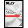 image:imageAmericanflat 20x30 Poster Frame  White Engineered Wood with Polished Plexiglass  Wide Picture Frame for Vertical or Horizontal Wall Display  Epic Collection  White  Polished plexiglass front hangs vertical or horizontal sawtooth hangers included fits photos posters and artBlack