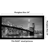 image:imageAmericanflat 20x30 Poster Frame  White Engineered Wood with Polished Plexiglass  Wide Picture Frame for Vertical or Horizontal Wall Display  Epic Collection  White  Polished plexiglass front hangs vertical or horizontal sawtooth hangers included fits photos posters and artBlack