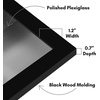 image:imageAmericanflat 20x30 Poster Frame  White Engineered Wood with Polished Plexiglass  Wide Picture Frame for Vertical or Horizontal Wall Display  Epic Collection  White  Polished plexiglass front hangs vertical or horizontal sawtooth hangers included fits photos posters and artBlack