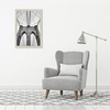image:imageAmericanflat 20x30 Poster Frame  White Engineered Wood with Polished Plexiglass  Wide Picture Frame for Vertical or Horizontal Wall Display  Epic Collection  White  Polished plexiglass front hangs vertical or horizontal sawtooth hangers included fits photos posters and artLight Wood
