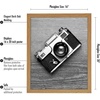 image:imageAmericanflat 20x30 Poster Frame  White Engineered Wood with Polished Plexiglass  Wide Picture Frame for Vertical or Horizontal Wall Display  Epic Collection  White  Polished plexiglass front hangs vertical or horizontal sawtooth hangers included fits photos posters and artDark Oak