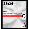 image:imageAmericanflat 20x30 Poster Frame  White Engineered Wood with Polished Plexiglass  Wide Picture Frame for Vertical or Horizontal Wall Display  Epic Collection  White  Polished plexiglass front hangs vertical or horizontal sawtooth hangers included fits photos posters and artBlack