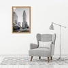 image:imageAmericanflat 20x30 Poster Frame  White Engineered Wood with Polished Plexiglass  Wide Picture Frame for Vertical or Horizontal Wall Display  Epic Collection  White  Polished plexiglass front hangs vertical or horizontal sawtooth hangers included fits photos posters and artDark Oak