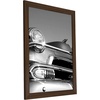 image:imageAmericanflat 20x30 Poster Frame  White Engineered Wood with Polished Plexiglass  Wide Picture Frame for Vertical or Horizontal Wall Display  Epic Collection  White  Polished plexiglass front hangs vertical or horizontal sawtooth hangers included fits photos posters and artWalnut