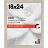 image:imageAmericanflat 20x30 Poster Frame  White Engineered Wood with Polished Plexiglass  Wide Picture Frame for Vertical or Horizontal Wall Display  Epic Collection  White  Polished plexiglass front hangs vertical or horizontal sawtooth hangers included fits photos posters and artDriftwood