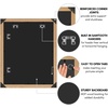 image:imageAmericanflat 20x30 Poster Frame  White Engineered Wood with Polished Plexiglass  Wide Picture Frame for Vertical or Horizontal Wall Display  Epic Collection  White  Polished plexiglass front hangs vertical or horizontal sawtooth hangers included fits photos posters and artPine