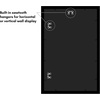 image:imageAmericanflat 20x30 Poster Frame  White Engineered Wood with Polished Plexiglass  Wide Picture Frame for Vertical or Horizontal Wall Display  Epic Collection  White  Polished plexiglass front hangs vertical or horizontal sawtooth hangers included fits photos posters and artBlack