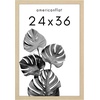 image:imageAmericanflat 20x30 Poster Frame  White Engineered Wood with Polished Plexiglass  Wide Picture Frame for Vertical or Horizontal Wall Display  Epic Collection  White  Polished plexiglass front hangs vertical or horizontal sawtooth hangers included fits photos posters and artNatural Oak