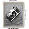 image:imageAmericanflat 20x30 Poster Frame  White Engineered Wood with Polished Plexiglass  Wide Picture Frame for Vertical or Horizontal Wall Display  Epic Collection  White  Polished plexiglass front hangs vertical or horizontal sawtooth hangers included fits photos posters and artGray