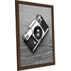 image:imageAmericanflat 20x30 Poster Frame  White Engineered Wood with Polished Plexiglass  Wide Picture Frame for Vertical or Horizontal Wall Display  Epic Collection  White  Polished plexiglass front hangs vertical or horizontal sawtooth hangers included fits photos posters and artWalnut