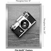 image:imageAmericanflat 20x30 Poster Frame  White Engineered Wood with Polished Plexiglass  Wide Picture Frame for Vertical or Horizontal Wall Display  Epic Collection  White  Polished plexiglass front hangs vertical or horizontal sawtooth hangers included fits photos posters and artSilver