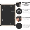 image:imageAmericanflat 20x30 Poster Frame  White Engineered Wood with Polished Plexiglass  Wide Picture Frame for Vertical or Horizontal Wall Display  Epic Collection  White  Polished plexiglass front hangs vertical or horizontal sawtooth hangers included fits photos posters and artDriftwood