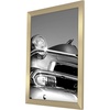 image:imageAmericanflat 20x30 Poster Frame  White Engineered Wood with Polished Plexiglass  Wide Picture Frame for Vertical or Horizontal Wall Display  Epic Collection  White  Polished plexiglass front hangs vertical or horizontal sawtooth hangers included fits photos posters and artGold