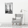 image:imageAmericanflat 20x30 Poster Frame  White Engineered Wood with Polished Plexiglass  Wide Picture Frame for Vertical or Horizontal Wall Display  Epic Collection  White  Polished plexiglass front hangs vertical or horizontal sawtooth hangers included fits photos posters and artSilver