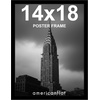 image:imageAmericanflat 20x30 Poster Frame  White Engineered Wood with Polished Plexiglass  Wide Picture Frame for Vertical or Horizontal Wall Display  Epic Collection  White  Polished plexiglass front hangs vertical or horizontal sawtooth hangers included fits photos posters and artBlack