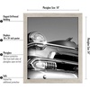 image:imageAmericanflat 20x30 Poster Frame  White Engineered Wood with Polished Plexiglass  Wide Picture Frame for Vertical or Horizontal Wall Display  Epic Collection  White  Polished plexiglass front hangs vertical or horizontal sawtooth hangers included fits photos posters and artDriftwood