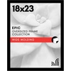 image:imageAmericanflat 20x30 Poster Frame  White Engineered Wood with Polished Plexiglass  Wide Picture Frame for Vertical or Horizontal Wall Display  Epic Collection  White  Polished plexiglass front hangs vertical or horizontal sawtooth hangers included fits photos posters and artBlack
