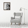image:imageAmericanflat 20x30 Poster Frame  White Engineered Wood with Polished Plexiglass  Wide Picture Frame for Vertical or Horizontal Wall Display  Epic Collection  White  Polished plexiglass front hangs vertical or horizontal sawtooth hangers included fits photos posters and artWalnut