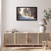 image:imageAmericanflat 20x30 Poster Frame  White Engineered Wood with Polished Plexiglass  Wide Picture Frame for Vertical or Horizontal Wall Display  Epic Collection  White  Polished plexiglass front hangs vertical or horizontal sawtooth hangers included fits photos posters and artBlack