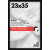 image:imageAmericanflat 20x30 Poster Frame  White Engineered Wood with Polished Plexiglass  Wide Picture Frame for Vertical or Horizontal Wall Display  Epic Collection  White  Polished plexiglass front hangs vertical or horizontal sawtooth hangers included fits photos posters and artBlack