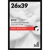 image:imageAmericanflat 20x30 Poster Frame  White Engineered Wood with Polished Plexiglass  Wide Picture Frame for Vertical or Horizontal Wall Display  Epic Collection  White  Polished plexiglass front hangs vertical or horizontal sawtooth hangers included fits photos posters and artBlack